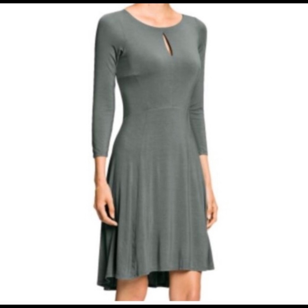 Fit & Flare Modal Gray/Grey Dress size XS